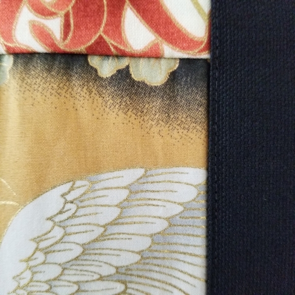 Vintage Handmade Crane Asian Theme Wall Art - Picture 5 of 15